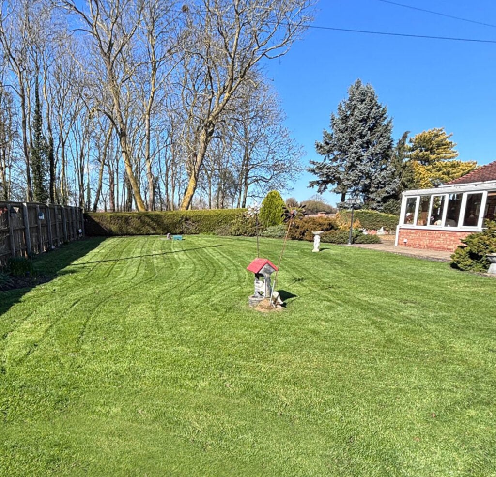 Domestic garden maintenance of house in east anglia