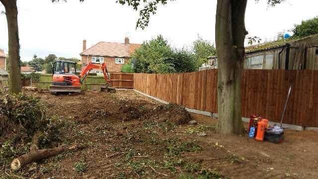 Domestic rubbish clearance in house in east anglia
