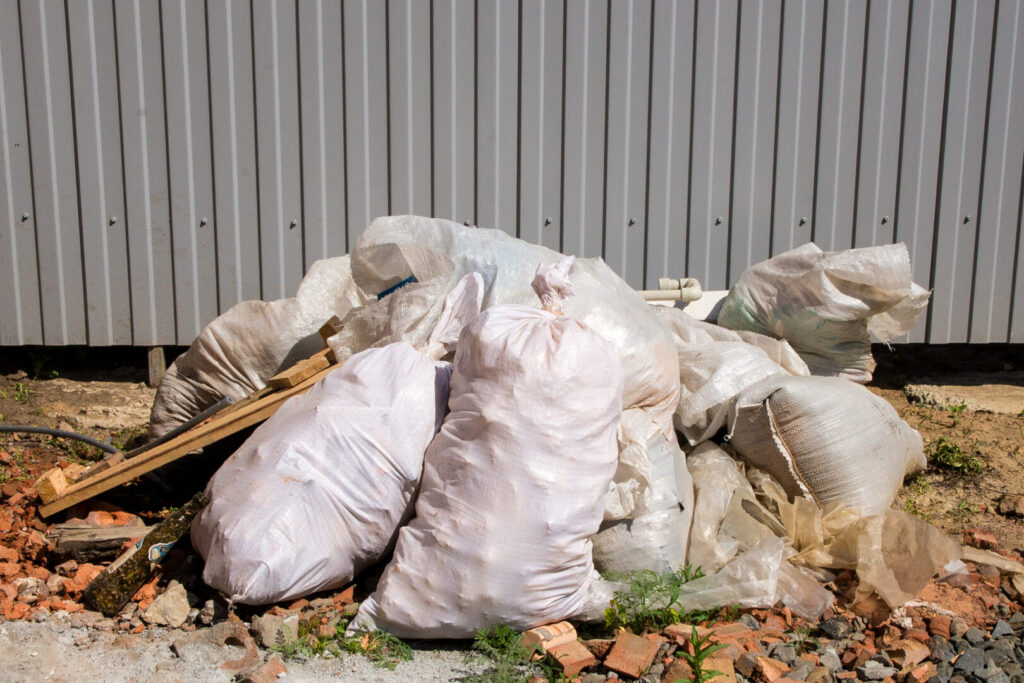 Bags of Garden waste removal,