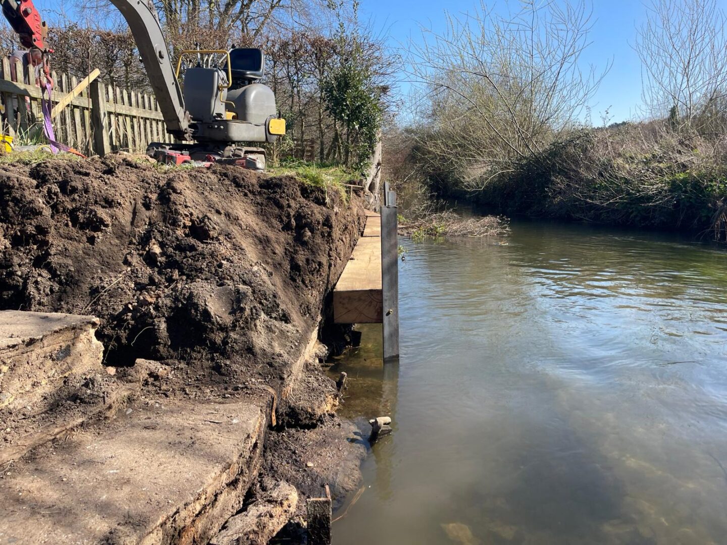 riverbank construction service