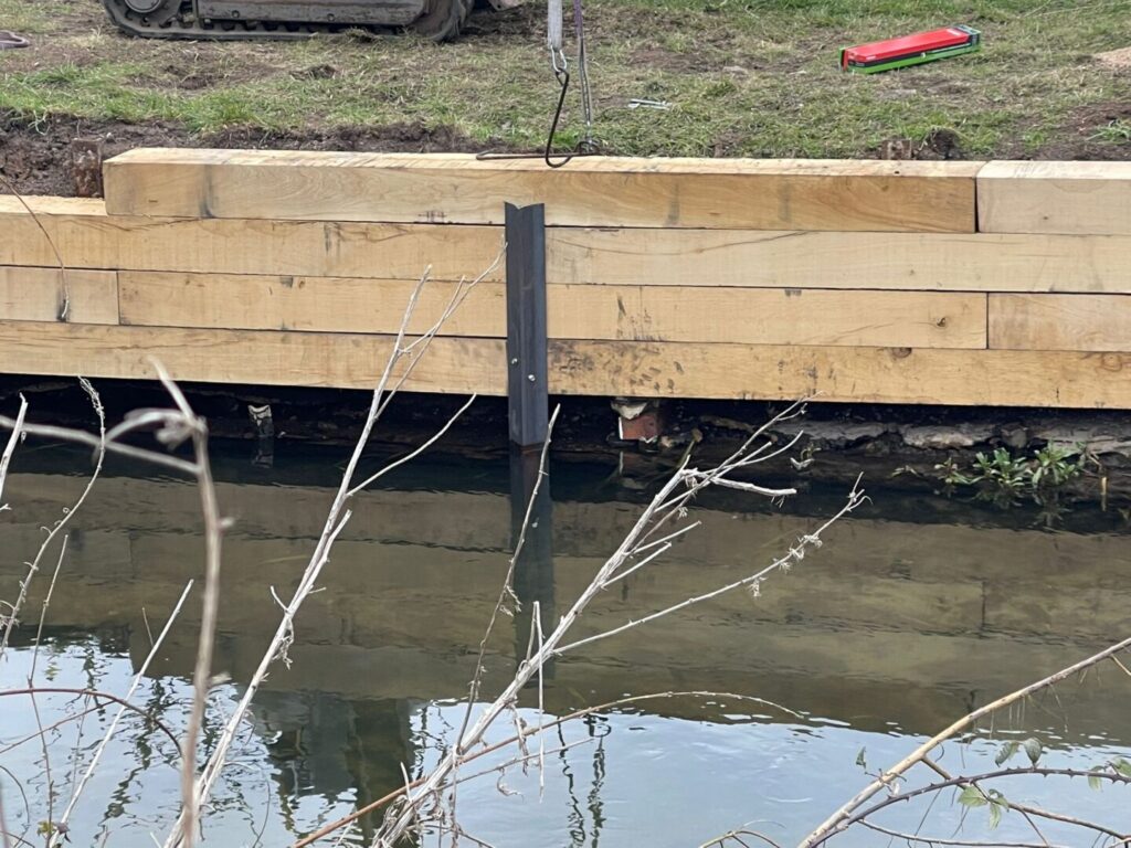 Riverbank reconstruction
